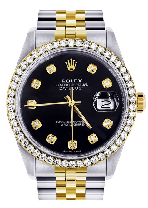 gold black and silver rolex watches|36mm rolex datejust.